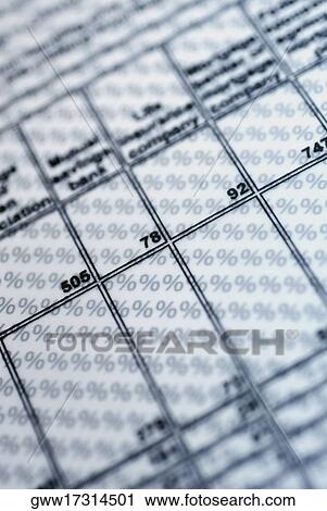 Close-up of a financial report View Large Photo Image Stock Image - Close-up of a financial report. Fotosearch