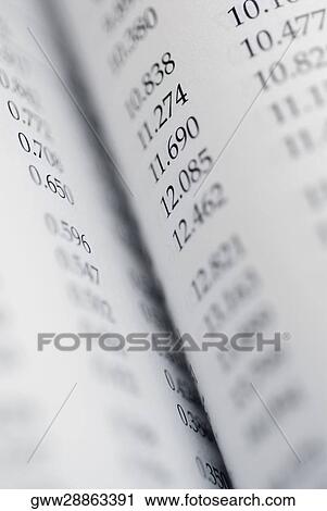 Close-up of a financial report View Large Photo Image Stock Image - Close-up of a financial report. Fotosearch