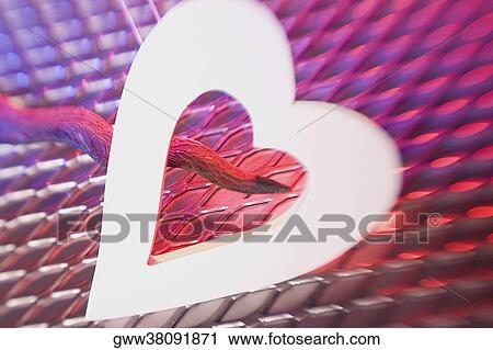 Close-up of a glowing heart View Large Photo Image Stock Image - Close-up of a glowing heart. Fotosearch