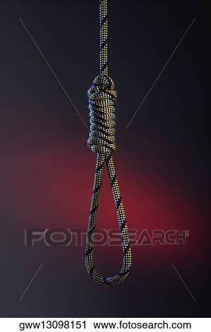 Stock Image - Close-up of a noose. Fotosearch