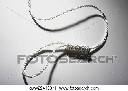 Stock Image - Close-up of a noose. Fotosearch
