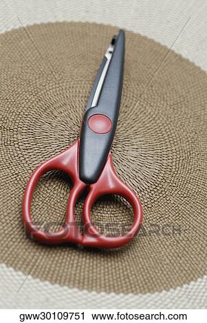 Close-up of a pair of scissors View Large Photo Image Stock Image - Close-up of a pair of scissors. Fotosearch
