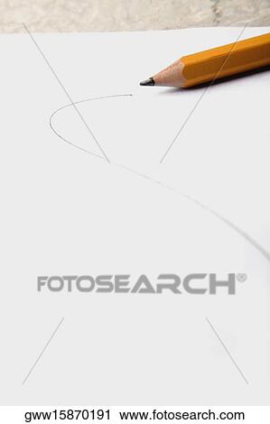 Close-up of a pencil on paper View Large Photo Image Stock Image - Close-up of a pencil on paper. Fotosearch