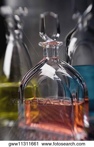Stock Image - Close-up of a perfume bottle. Fotosearch