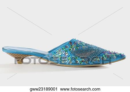 Stock Image - Close-up of a slipper. Fotosearch
