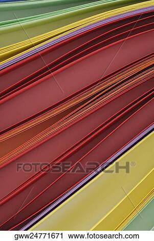 Close-up of a stack of multi-colored fabric View Large Photo Image Stock Image - Close-up of a stack of multi-colored fabric. Fotosearch