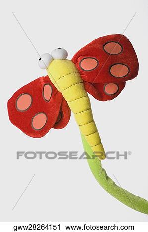 Close-up of a toy butterfly View Large Photo Image Stock Image - Close-up of a toy butterfly. Fotosearch