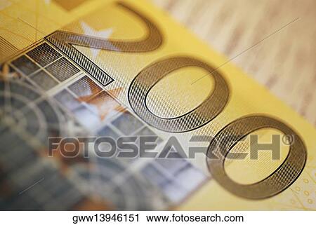 Close-up of a two hundred Euro banknote View Large Photo Image Stock Image - Close-up of a two hundred Euro banknote. Fotosearch