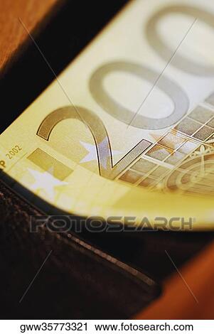 Close-up of a two hundred Euro banknote View Large Photo Image Stock Image - Close-up of a two hundred Euro banknote. Fotosearch