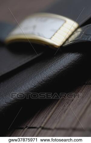 Stock Image - Close-up of a wristwatch. Fotosearch