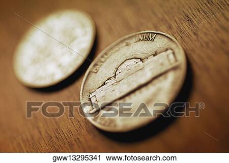 Close-up of American coins View Large Photo Image Stock Image - Close-up of American coins. Fotosearch
