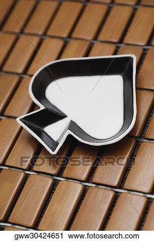 Stock Image - Close-up of an empty tray. Fotosearch