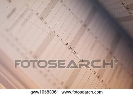 Close-up of an open diary View Large Photo Image Stock Image - Close-up of an open diary. Fotosearch