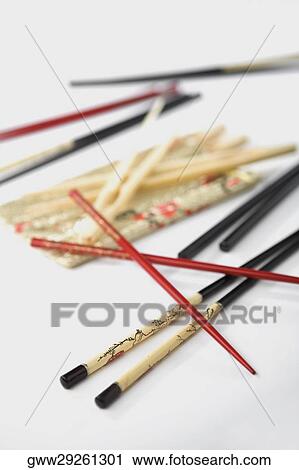 Stock Image - Close-up of chopsticks. Fotosearch