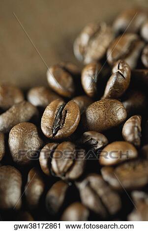 Close-up of coffee beans View Large Photo Image Stock Image - Close-up of coffee beans. Fotosearch