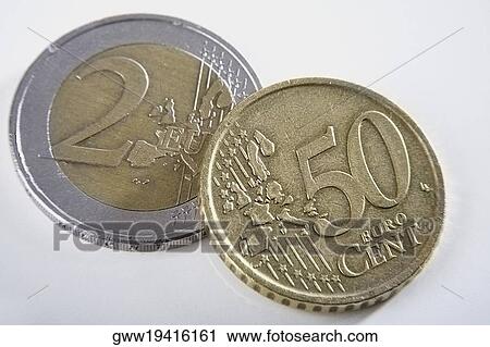Close-up of Euro coins View Large Photo Image Stock Image - Close-up of Euro coins. Fotosearch