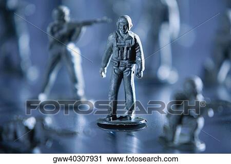 Close-up of figurines of soldiers View Large Photo Image Stock Image - Close-up of figurines of soldiers. Fotosearch
