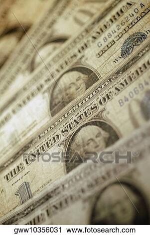 Close-up of one US dollar bills View Large Photo Image Stock Image - Close-up of one US dollar bills. Fotosearch