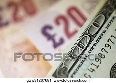 Stock Image - Close-up of paper currency. Fotosearch
