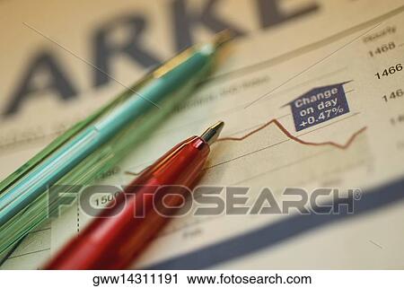 Close-up of pens on a graph View Large Photo Image Stock Image - Close-up of pens on a graph. Fotosearch