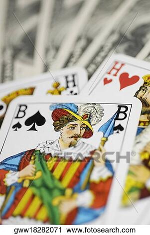 Close-up of playing cards View Large Photo Image Stock Image - Close-up of playing cards. Fotosearch