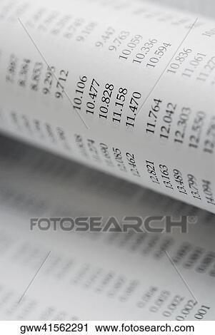 Close-up of stock market data View Large Photo Image Stock Image - Close-up of stock market data. Fotosearch