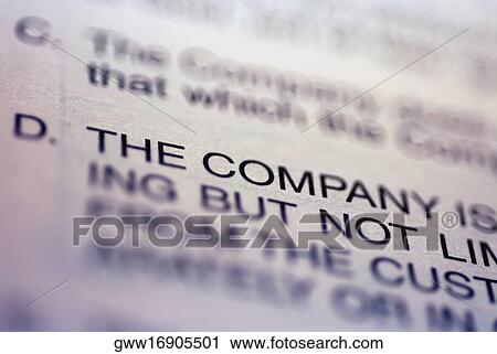 Close-up of text on a sheet of paper View Large Photo Image Stock Image - Close-up of text on a sheet of paper. Fotosearch