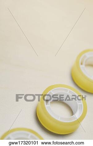 Close-up of three adhesive tapes View Large Photo Image Stock Image - Close-up of three adhesive tapes. Fotosearch