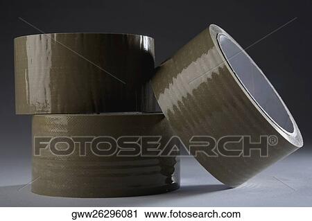 Close-up of three adhesive tapes View Large Photo Image Stock Image - Close-up of three adhesive tapes. Fotosearch