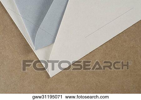 Stock Image - Close-up of two envelopes. Fotosearch