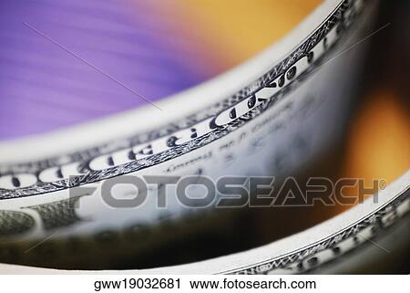 Close-up of two one hundred dollar bills View Large Photo Image Stock Image - Close-up of two one hundred dollar bills. Fotosearch