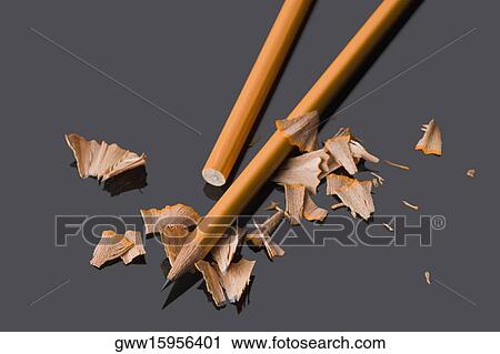 Stock Image - Close-up of two pencils. Fotosearch