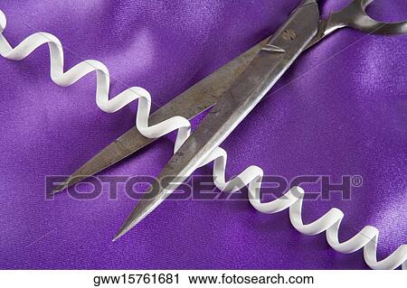 High angle view of a pair of scissors cutting a phone cord View Large Photo Image Stock Image - High angle view of a pair of scissors cutting a phone cord. Fotosearch