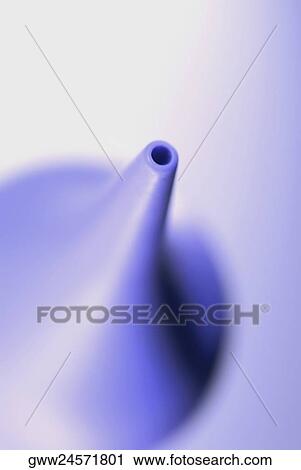 Stock Image - High angle view of an inverted funnel. Fotosearch