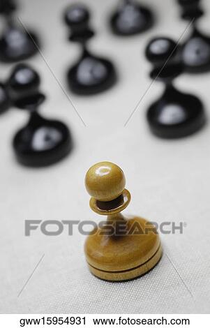 High angle view of chess pawns View Large Photo Image Stock Image - High angle view of chess pawns. Fotosearch