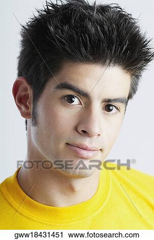 Portrait of a young man View Large Photo Image Stock Image - Portrait of a young man. Fotosearch