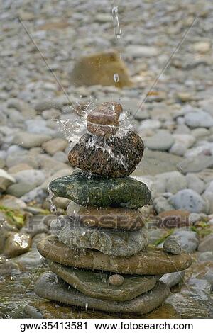 Water falling on rocks View Large Photo Image Stock Image - Water falling on rocks. Fotosearch