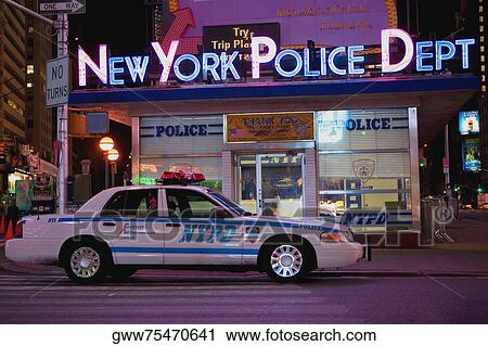 Car in front of a police station, New York City, New York State, USA View Large Photo Image Stock Image - Car in front of a police station, New York City, New York State, USA. Fotosearch