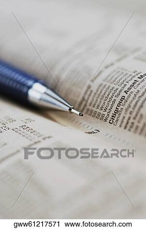 Close-up of a ballpoint pen on a business report View Large Photo Image Stock Image - Close-up of a ballpoint pen on a business report. Fotosearch