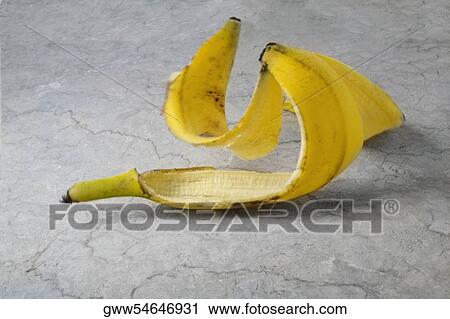 Close-up of a banana peel View Large Photo Image Stock Image - Close-up of a banana peel. Fotosearch