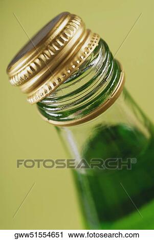 Close-up of a bottle with a bottle cap View Large Photo Image Stock Image - Close-up of a bottle with a bottle cap. Fotosearch