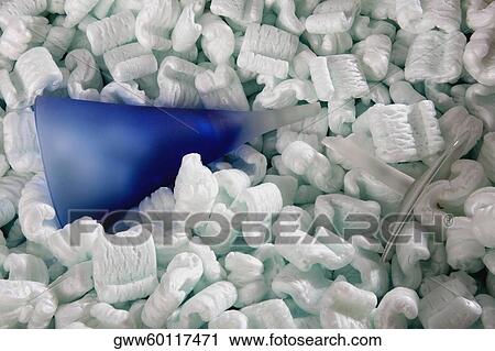 Close-up of a broken vase with packing peanuts View Large Photo Image Stock Image - Close-up of a broken vase with packing peanuts. Fotosearch