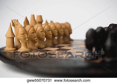 Close-up of a chessboard game View Large Photo Image Stock Image - Close-up of a chessboard game. Fotosearch