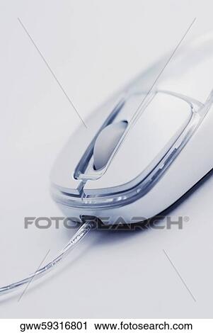 Stock Image - Close-up of a computer mouse. Fotosearch
