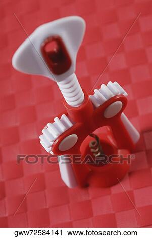 Close-up of a corkscrew View Large Photo Image Stock Image - Close-up of a corkscrew. Fotosearch