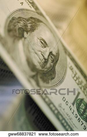 Stock Image - Close-up of a dollar bill. Fotosearch