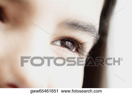 Close-up of a human eye View Large Photo Image Stock Image - Close-up of a human eye. Fotosearch