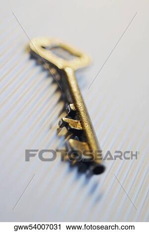 Close-up of a key View Large Photo Image Stock Image - Close-up of a key. Fotosearch