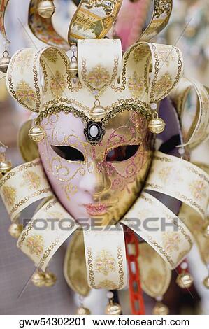 Close-up of a mask View Large Photo Image Stock Image - Close-up of a mask. Fotosearch
