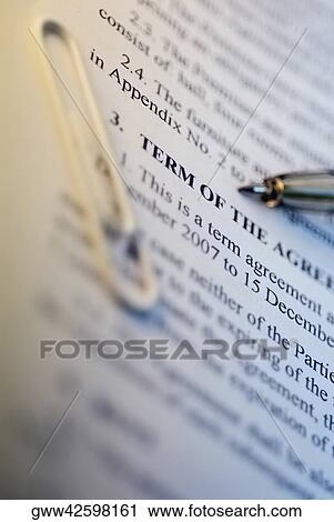 Close-up of a pen on a financial document View Large Photo Image Stock Image - Close-up of a pen on a financial document. Fotosearch